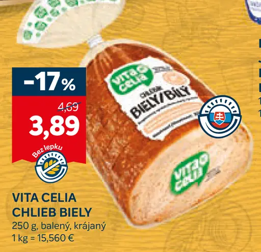 VITA CELIA Chlieb biely