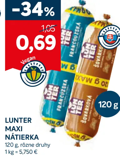 Lunter Maxi Nátierka