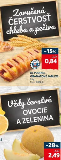 XL puding granátové jablko