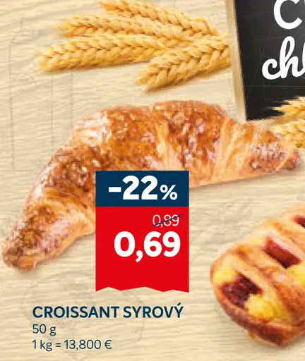 Croissant syrový