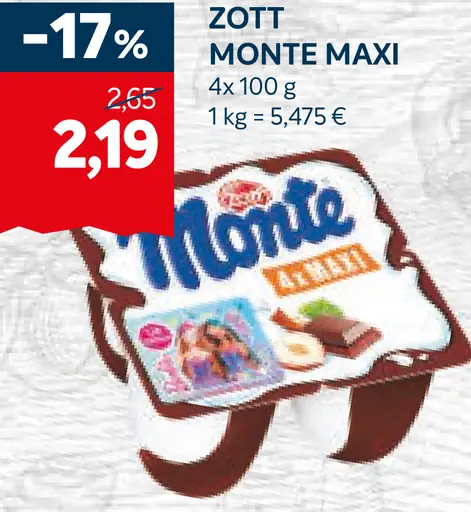Zott Monte Maxi