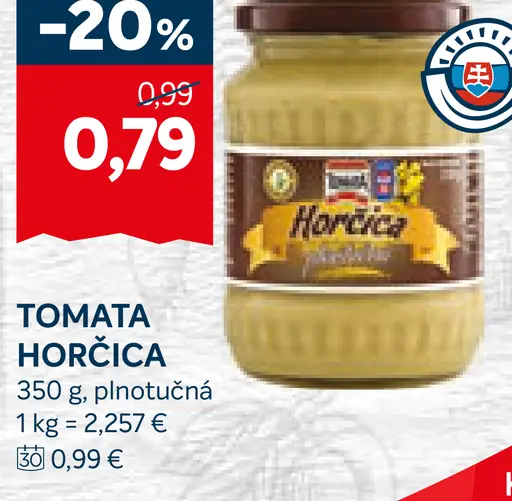 TOMATA Horčica