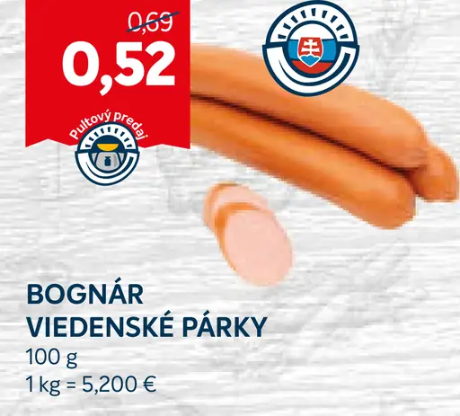 Bognár Viedenské párky
