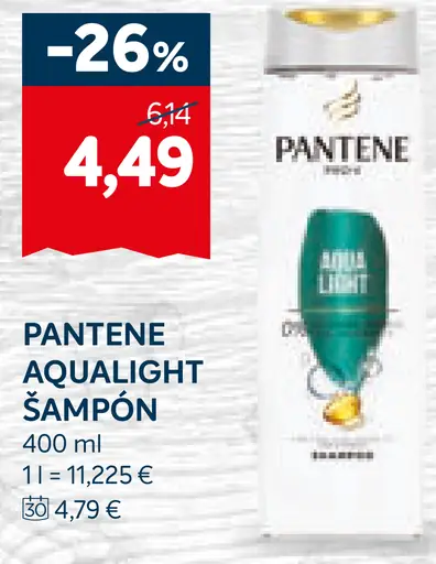Pantene Aqualight Šampón