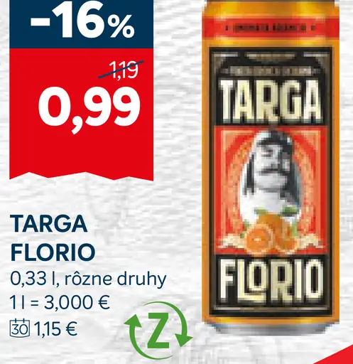 Targa Florio plechovka