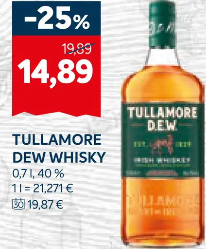 Tullamore Dew whisky