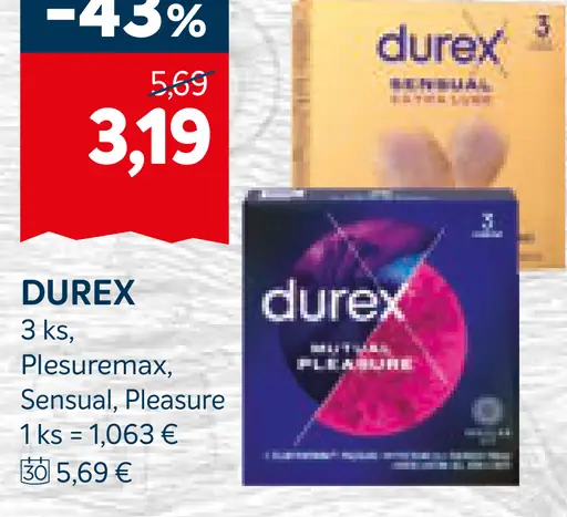 Durex Pleasuremax, Sensual, Pleasure