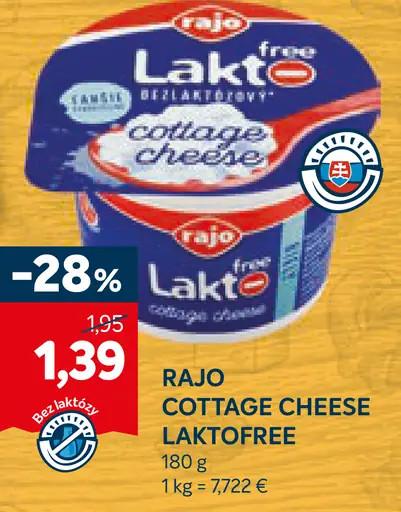 RAJO Cottage cheese laktofree
