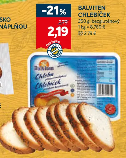 Balviten chlebíček