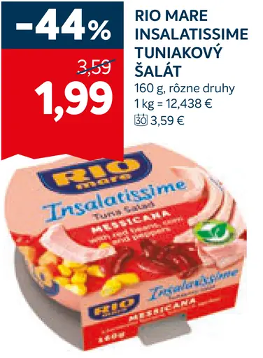 Rio mare Insalatissime tuniakový šalát