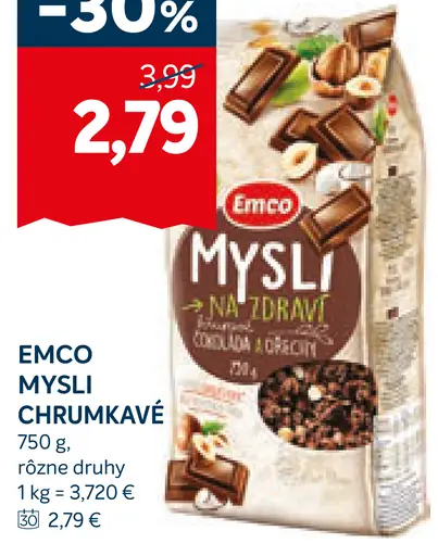 Emco Mysli Chrumkavé Müsli