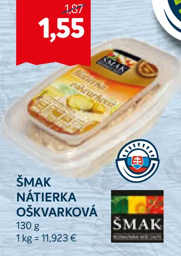 ŠMAK nátierka oškvarková