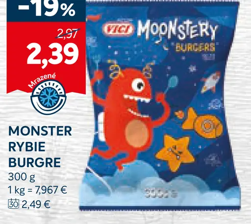 Monster Rybíe Burgre