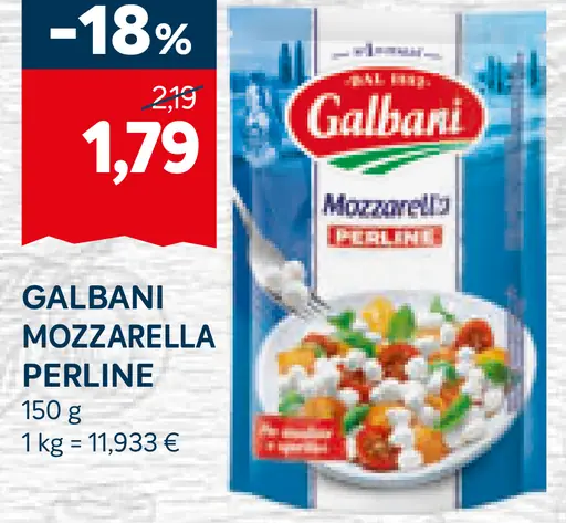 Galbani mozzarella Perline