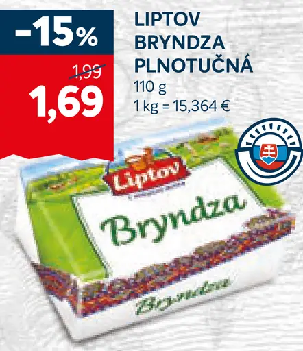 Liptov Bryndza Plnotučná