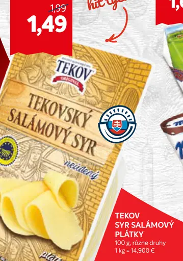 Tekov Slovenský Smotanový Syr
