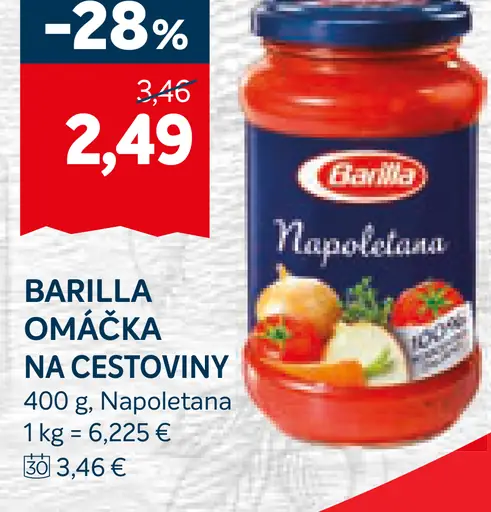 Barilla Omáčka na Cestoviny Napoletana