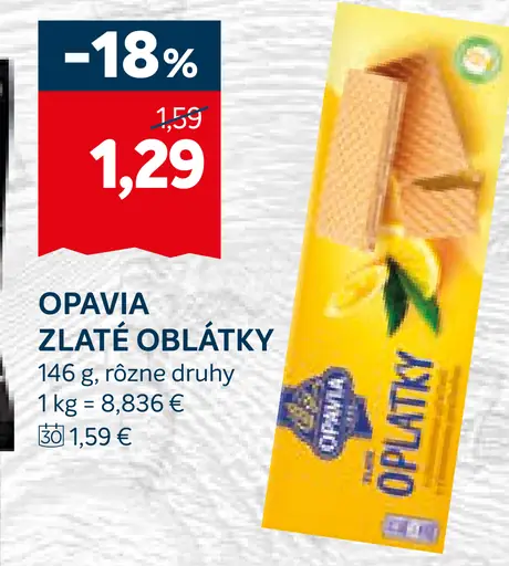 Opavia Zlate oblátky