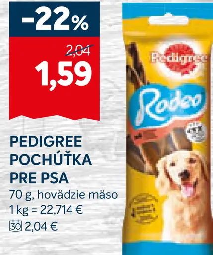 Pedigree Rodeo pochúťka pre psa