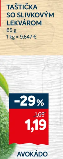 Taštička so slivkovým lekvárom