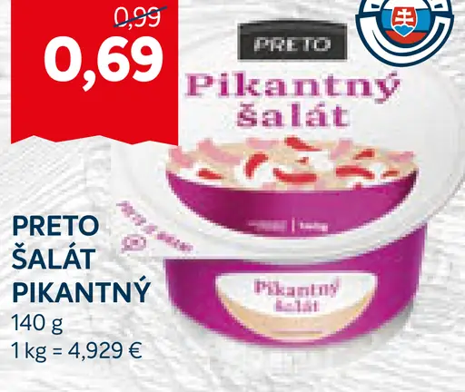 Preto šalát pikantný