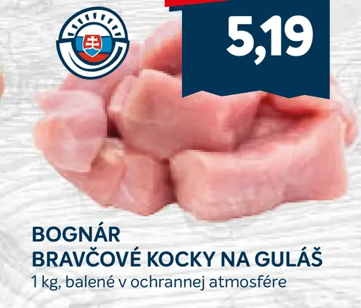 Bognár Bravčové kocky na guláš