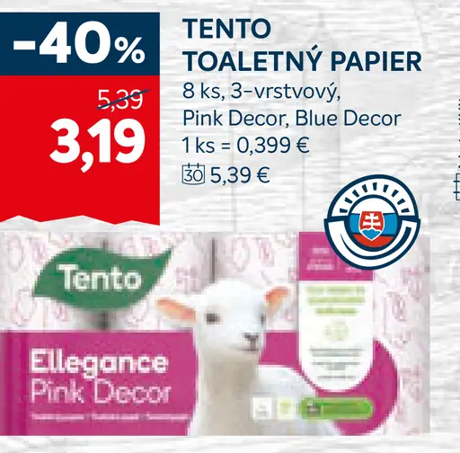 Tento toaletný papier