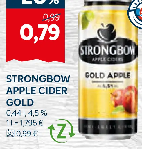 Strongbow Apple Cider Gold