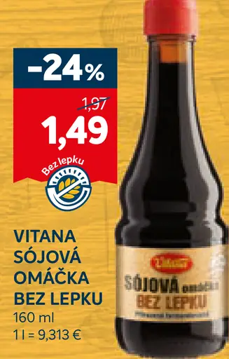 Vitana Sójová omáčka bez lepku