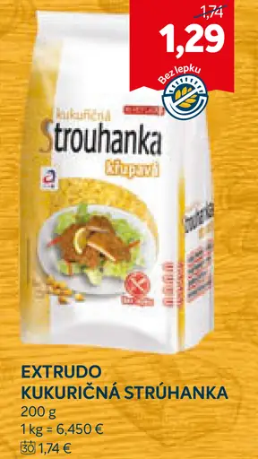 Extrudo Kukuričná strúhanka