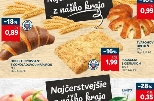 Double croissant s čokoládovou náplňou