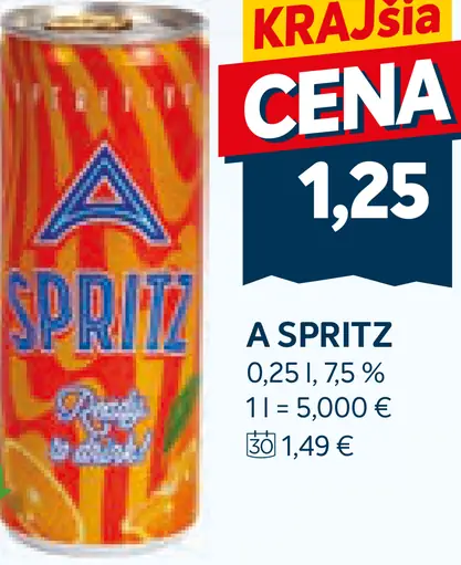 A Spritz plechovka