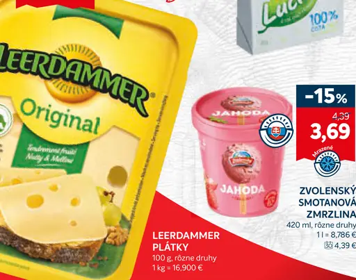 Leerdammer plátky