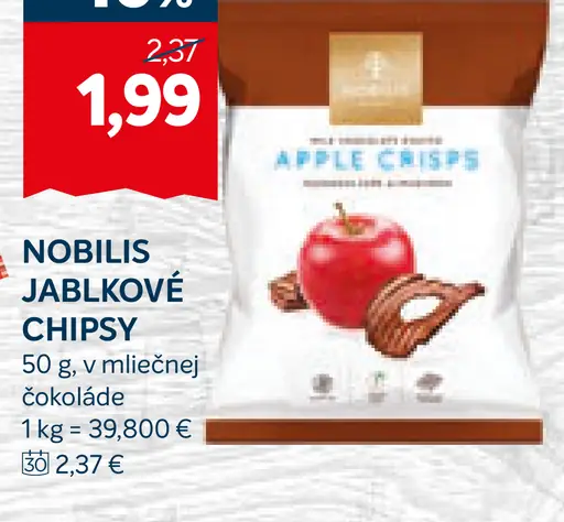 Nobilis Jablkové Chipsy