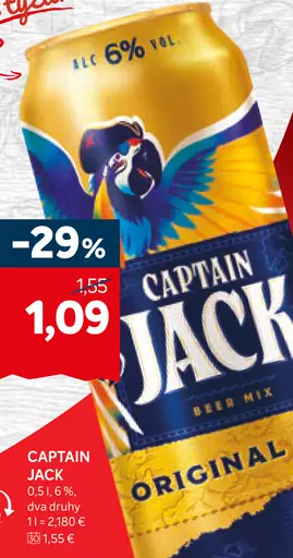 Captain Jack plechovka
