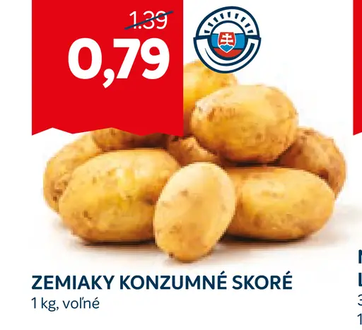 Zemiaky konzumné skoré