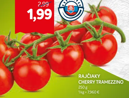 Rajčiaky cherry Tramezzino
