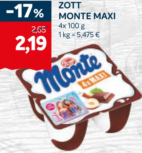 Zott Monte Maxi