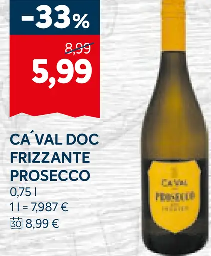 Ca' Val DOC Frizzante Prosecco