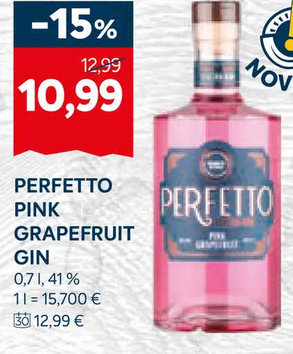 Perfetto Pink Grapefruit Gin