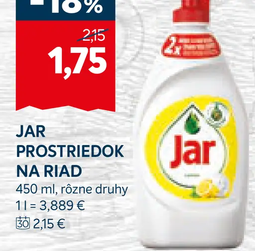 Jar prostriedok na riad