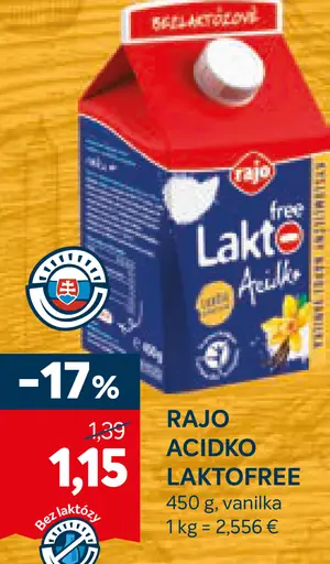 Rajo Acidko Laktofree