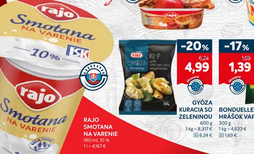 Rajo Smotana na varenie