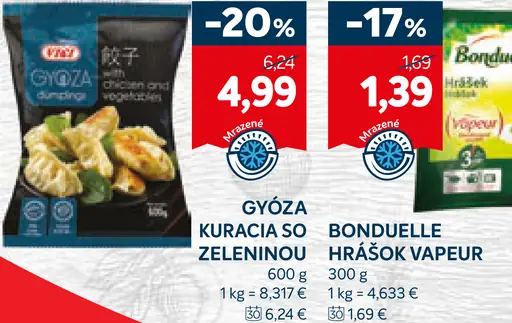 GYŐZA Kuracia so zeleninou