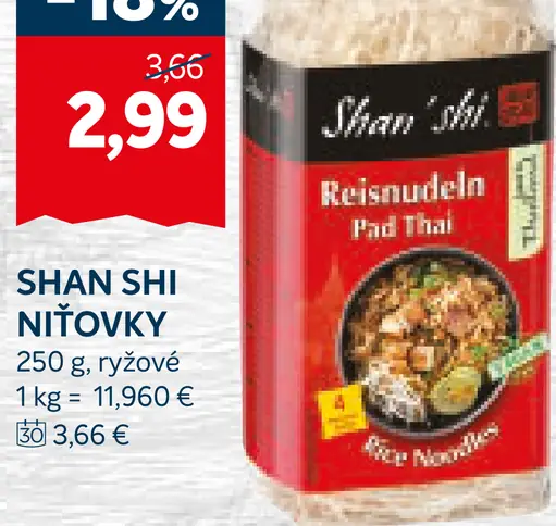 Shan Shi Niťovky Pad Thai