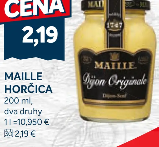 Maille horčica Dijon Originale