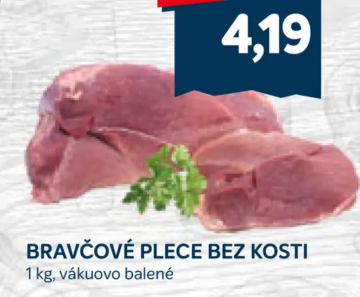 Bravčové plece bez kosti
