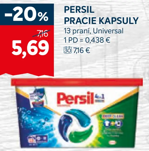 Persil pracie kapsuly