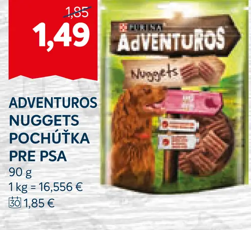 Adventuros pochúťky pre psy