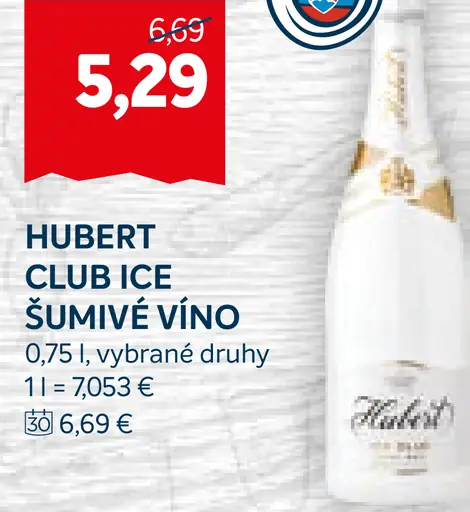 Hubert Ice Club šumivé víno